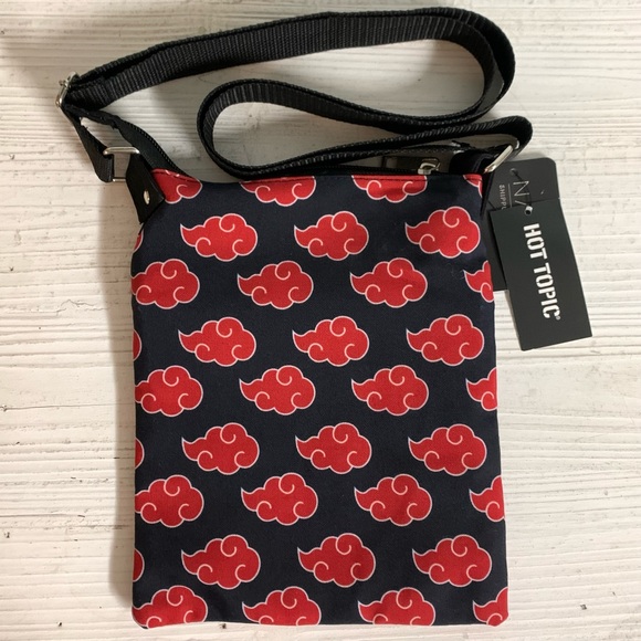 NARUTO SHIPPUDEN Clouds Passport CROSSBODY BAG! - Picture 2 of 3
